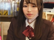 【制服美少女の騎乗位天国】 清楚ビッチなJKがエロさ全開！下から突き上げられて感じまくる敏感ボディ♡