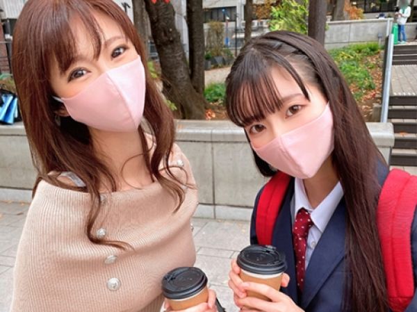 【年の差姉妹ナンパ】『お姉ちゃん、我慢できない…』28歳のチンポ依存症姉と18歳ウブ妹を街中でゲット！イケメンチンポに夢中になる姉と、戸惑いながらもエッチな魅力に目覚める妹のギャップが最高！