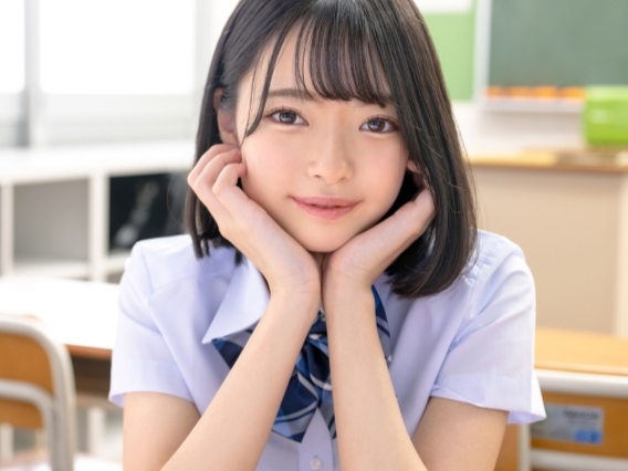 【制服美少女の甘酸っぱい誘惑】『もっと…感じたい…』めちゃかわJKが細身ボディで大胆に誘惑！アオハル全開の濃厚セックスで、制服越しに伝わる甘い吐息と熱い吐息が絡み合う！♡